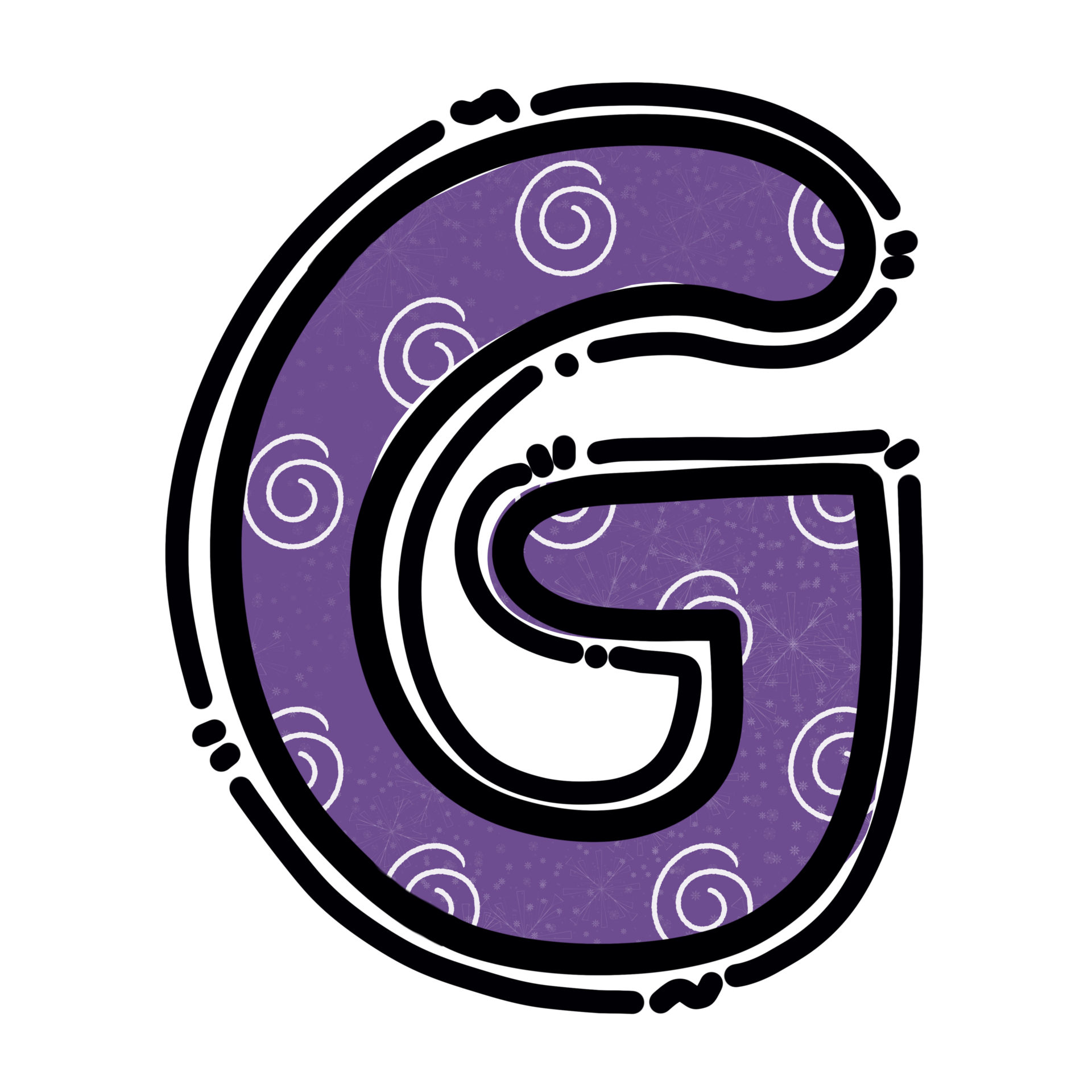g letra del alfabeto png, diseño lindo color púrpura 16716833 PNG
