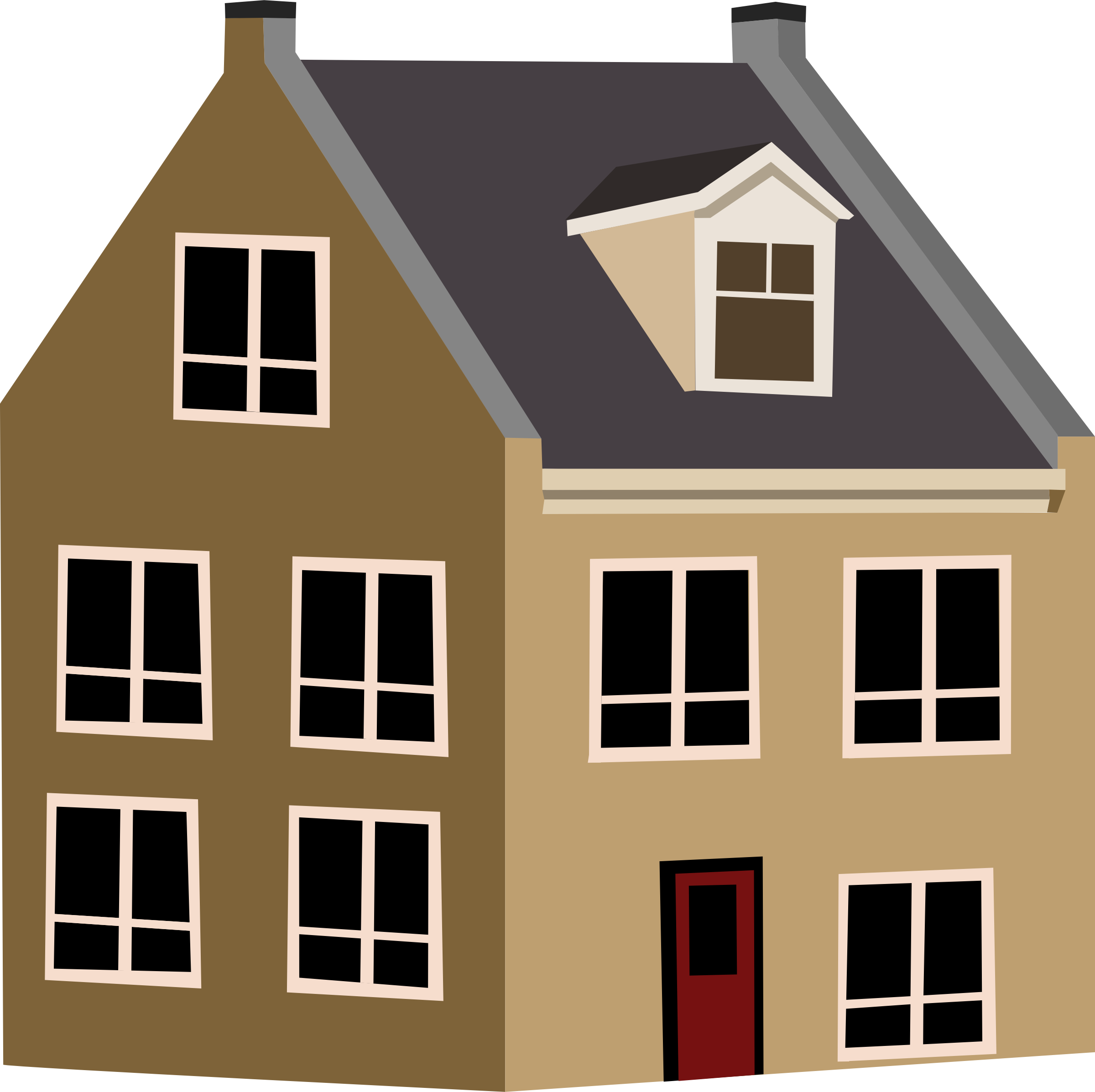 Clipart - Village house